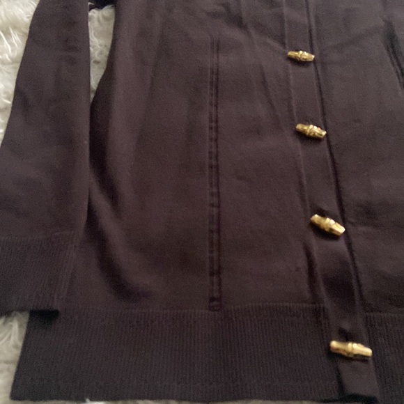 Milky of NY brown elegant sweater with golden accent - Picture 3 of 7